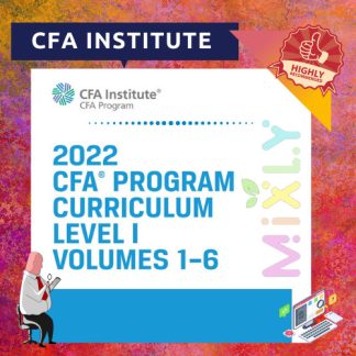 2022 CFA Program Curriculum Level 1 Volumes 1-6 Level I & Glossary NEW