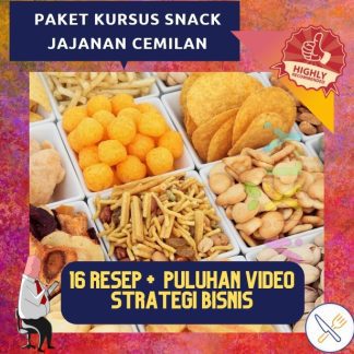 16 Kursus Snack Jajanan Cemilan Enak - Bisnis Resep Rumahan Makanan
