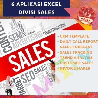 6 Aplikasi Divisi Sales Excel Laporan /Meningkatkan Performa Penjualan