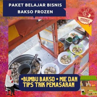 PAKET Bisnis Bakso Frozen + Mie Bumbu Masakan Enak Resep Rumahan