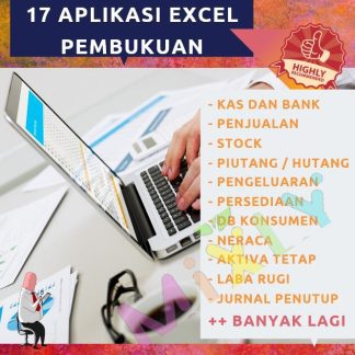 17 Laporan Keuangan Ms Excel Pembukuan Usaha - Laba Rugi Neraca Jurnal