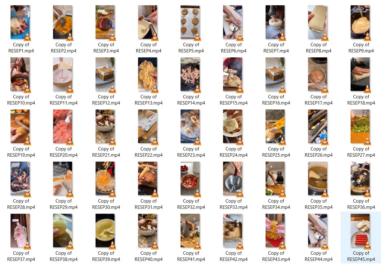 1400+ Konten Video Masakan dan Resep Promosi Bisnis / Usaha Makanan - Image 2