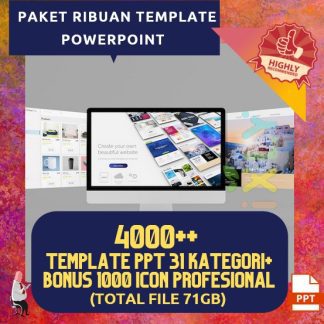4000+ PROFESIONAL TEMPLATE POWERPOINT PERSENTASI / PPT Infographics / Slide