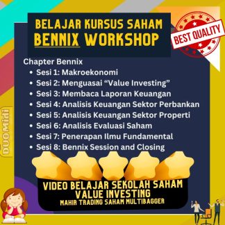 Video Belajar Kursus Sekolah Saham Value Investing - Mahir Trading Saham dengan Analisis Keuangan Sektor Fundamental