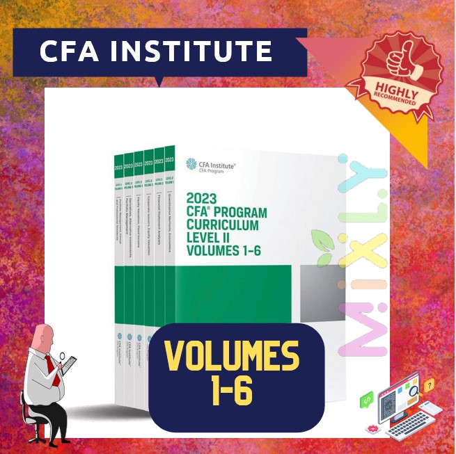 2023 CFA Program Curriculum Level 2 Volumes 16 Level II Paket Lengkap